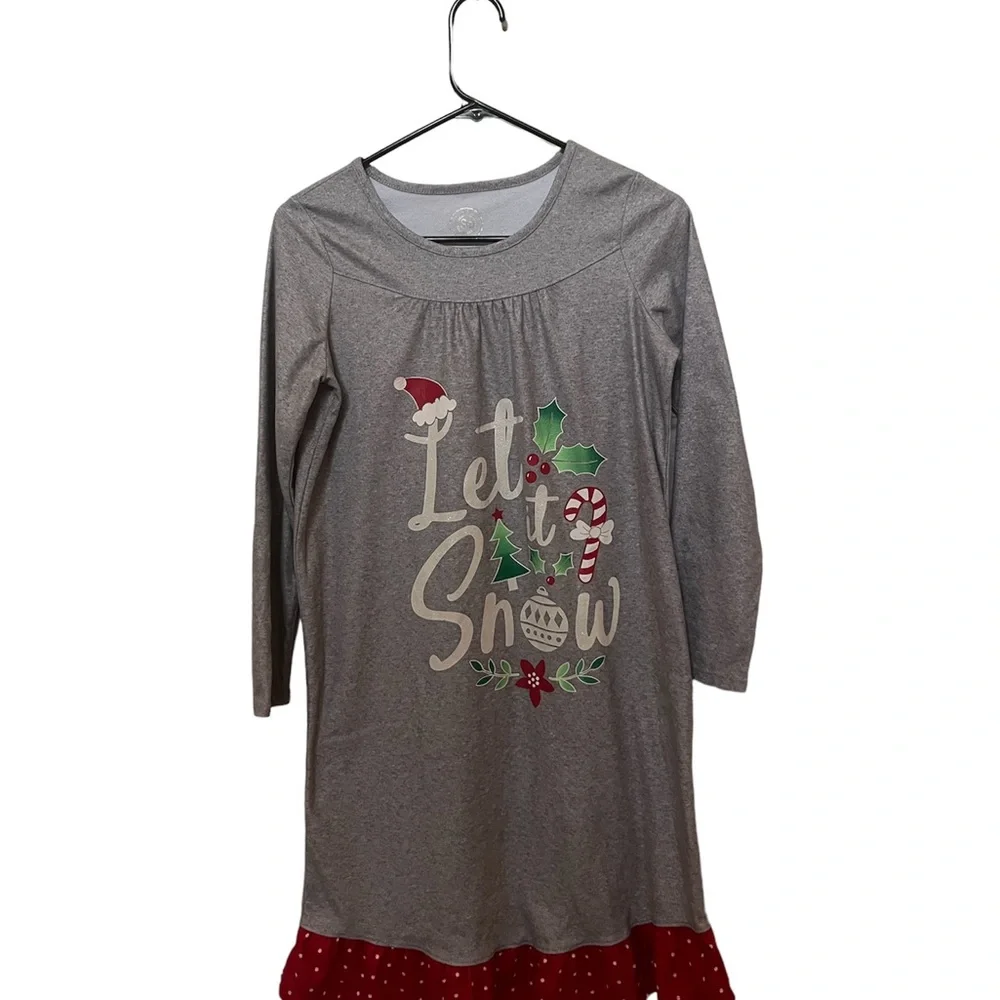 Christmas nightgown pajamas, girls size 12